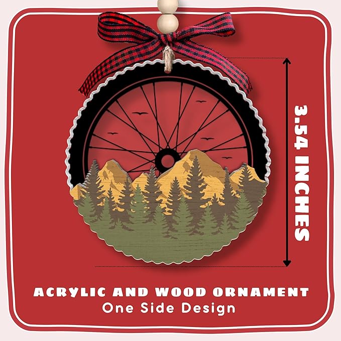 Bike Ornament - Cycling Christmas Ornaments, Bicycle Christmas