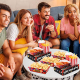 108 Pcs/ 36 Sets Movie Night Snack Trays Popcorn Boxes Cardboard