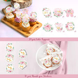 Kriyokiaa Baby in Bloom Baby Shower Decorations for Girl Balloon Arch