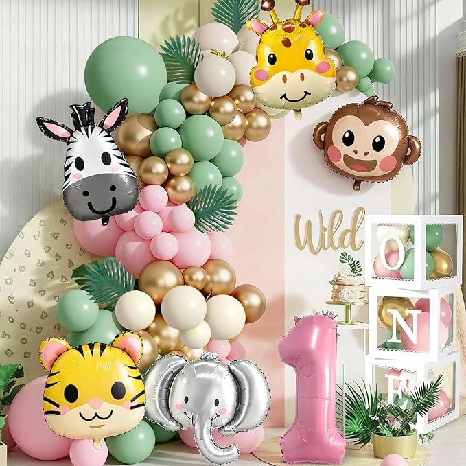 Wild One Birthday Decorations Jungle Theme 1st First Birthday