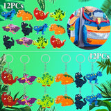 132Pcs Dinosaur Party Favors Dinosaur Rings Slap Bracelets Tattoos
