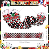 10ft Casino Theme Party Decorations Red Black Casino Party Ceiling