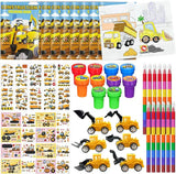 72 Pcs Construction Party Favors Truck Car Coloring Books with