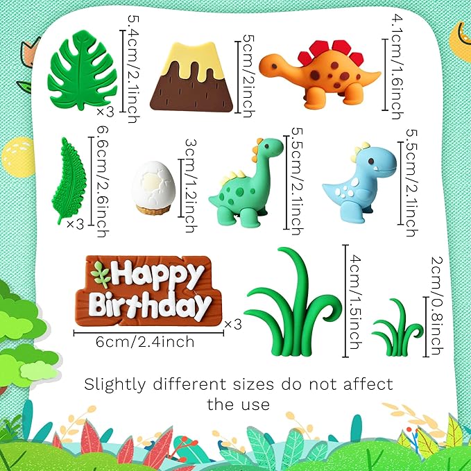Luxury Little Dinosaur Cake Decorations Little Dinosaur Cake Toppers