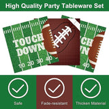Football Party Supplies Plates and Napkins Tableware Set Football