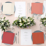 Whaline 120 Sheet Fall Rust Color Cocktail Napkin 6 Colors Gradient