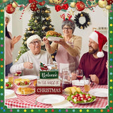 4 Pcs Christmas Table Decoration Wooden Santa Claus Decor Christmas