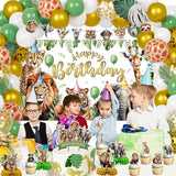 Jungle Safari Birthday Party Decorations 127 Pcs Zoo Safari Animal