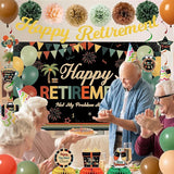 Retirement Decorations for Men Women Colorful Vintage Retirement