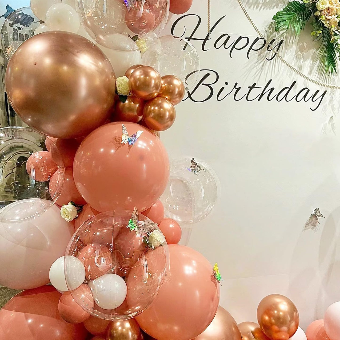 Retro Pink Balloons, Scmdoti Boho Pink Balloons Different Sizes 18 12