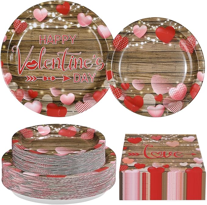 200Pcs Valentine's Day Decorations Happy