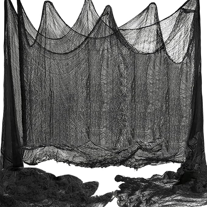 400 x 39 inch Large Size Creepy Cloth Black Halloween Scary Spooky