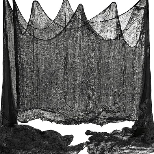 400 x 39 inch Large Size Creepy Cloth Black Halloween Scary Spooky