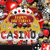 173 Pcs Casino Theme Party Decorations Birthday Party Favor Poker