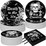 50 Guests 30th Birthday Plates and Napkins Party Supplies Death to