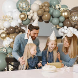 Ouddy Party Dusty Green Nude Balloons Garland Arch Kit, Different