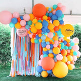 PartyWoo Crepe Paper Streamers 6 Rolls 492ft, Pack of Party Streamers