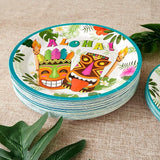 Aloha Luau Plates and Napkins Serves 50 Gusets 100PCS Hawaiian