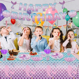 122Pcs Mermaid Birthday Party Decorations Set Mermaid Party Supplies