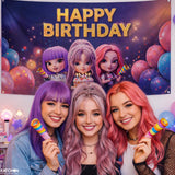 KatchOn, Kpop Happy Birthday Banner – 72x44 Inch | Kpop Party