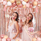 Bachelorette Party Decorations Supplies Rose Gold Bridal Shower