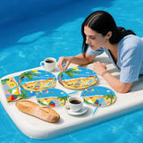 96 Pcs Summer Beach Plates and Napkins Beach Theme Decorations