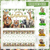 Safari Birthday Decorations 140Pcs Zoo Jungle Animal Theme Party