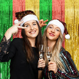 5 Pack Hawaii Backdrop Party Decorations Tinsel Curtain Summer Party