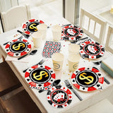 96 Pcs Casino Party Supplies Paper Plates Napkins Las Vegas Party