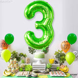 KatchOn, Light Green Number 3 Balloon - 40 Inch | Green 3 Balloon