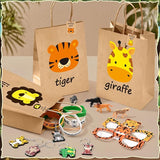 12 Sets Jungle Safari Party Favors Wild Animals Birthday Supplies