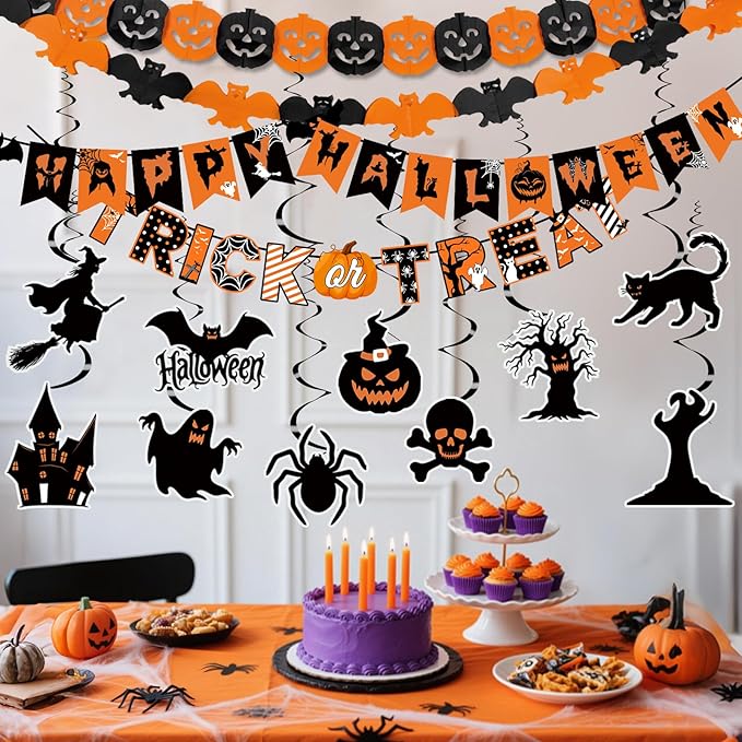 Halloween Party Decorations Happy Halloween Banner Kit Including