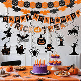 Halloween Party Decorations Happy Halloween Banner Kit Including