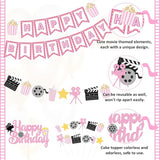K KUMEED Happy Birthday Decorations Movie Theme Party Decorations