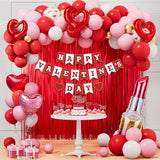 Valentine's Day Party Decorations Kit Red and Pink Heart Balloon