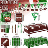 178Pcs Football Party Supplies Includes Dinner Plates Dessert Plates