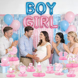 Girl Baby Shower Decorations Set - Kit with Pink Honeycomb