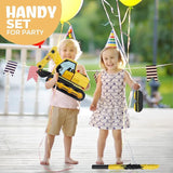 Excavator Pinatas Bundle with a Blindfold and Bat 16.5x11x4.7 inch