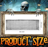 Watayo 315 x 85 Inch Halloween Creepy Cloth, Black Halloween Scary