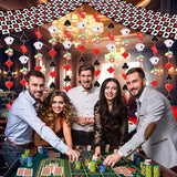 10ft Casino Theme Party Decorations Red Black Casino Party Ceiling