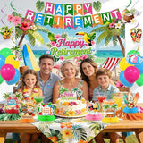 Luau Hawaiian Retirement Party Decorations Tropical Happy Retirement