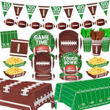 Football Party Decorations for 24 Guests Football Party Supplies Kit