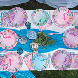 96PCS Mermaid Birthday Party Plates and Napkins Under The Sea
