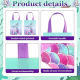 32 Pcs Mermaid Party Favor Bags Under the Sea Party Goodie Bags