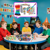 BenLouis 12 Video Game Mini Coloring Books Kids with 12 Stacking