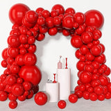 Amandir 153 Pcs Red Balloons Arch Garland Kit, Different Sizes 18 12