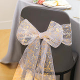 Snowkingdom 2 Pcs Gold Table Runner Roll, Sheer Gauze Chiffon Tulle
