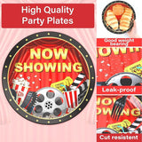 Movie Night Party Plates Movie Themed Paper Tableware Now Showing