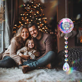 Merry Christmas Crystal Suncatcher Ornament Gifts for Women Mom Wife