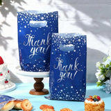 Pajean 100 Pcs Thank You Bags Bulk Small Thank You Plastic Gift Bags